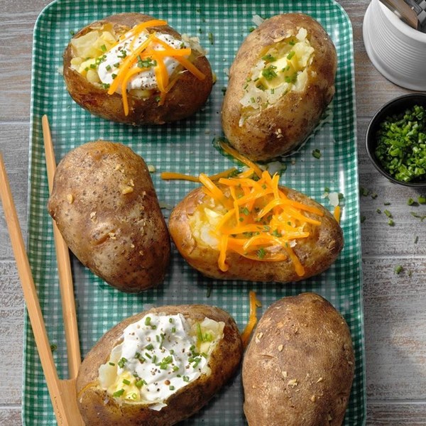 Slow-cooker baked potatoes
