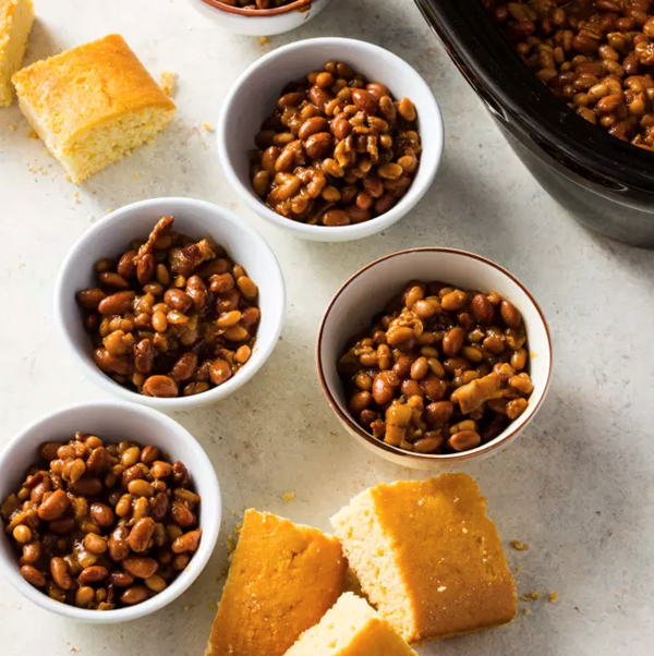 Slow-cooker barbecue beans