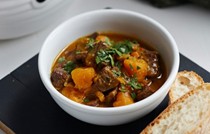 Slow-cooker beef and kabocha squash stew