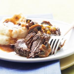 Slow-cooker beef pot roast