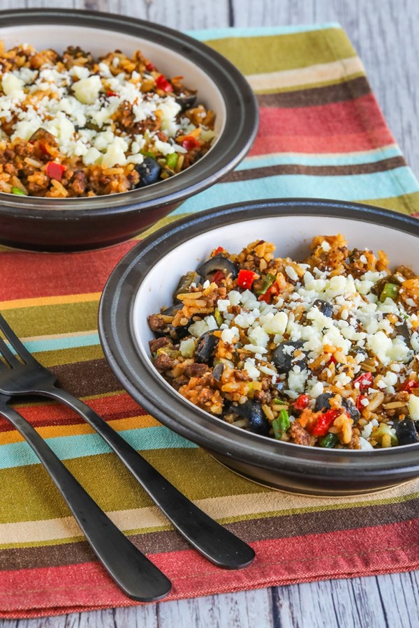 Slow cooker beef taco bowls