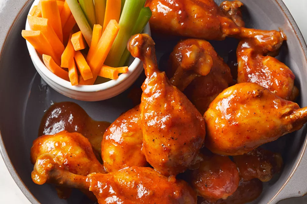  Slow-cooker bourbon BBQ chicken drumsticks