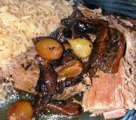 Slow cooker Burgundy beef