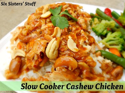 Slow cooker cashew chicken