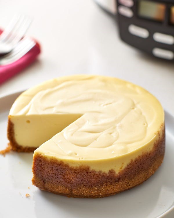 Slow cooker cheesecake by Martha Stewart