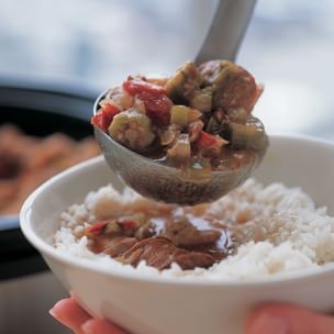 Slow cooker chicken and sausage gumbo