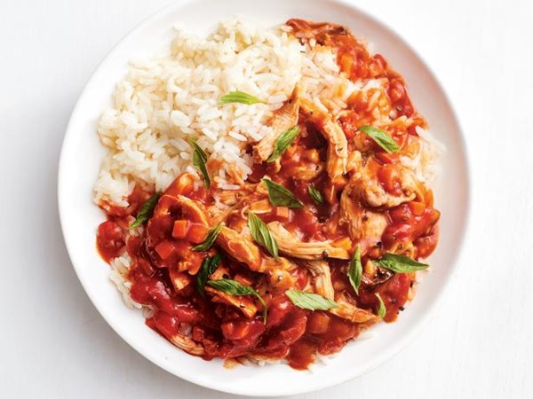 Slow-cooker chicken cacciatore