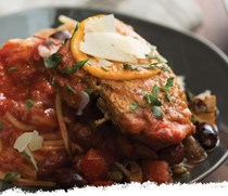Slow cooker chicken cacciatore