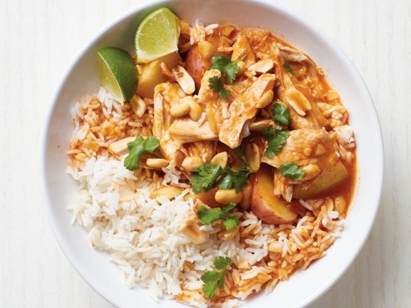Slow-cooker chicken curry
