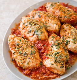 Slow-cooker chicken Parmesan