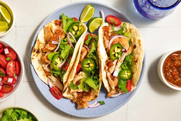 Slow cooker chicken tacos