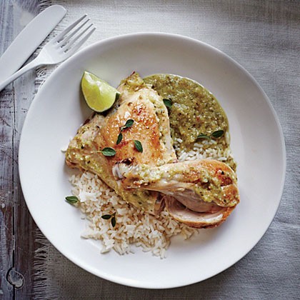 Slow cooker chicken verde