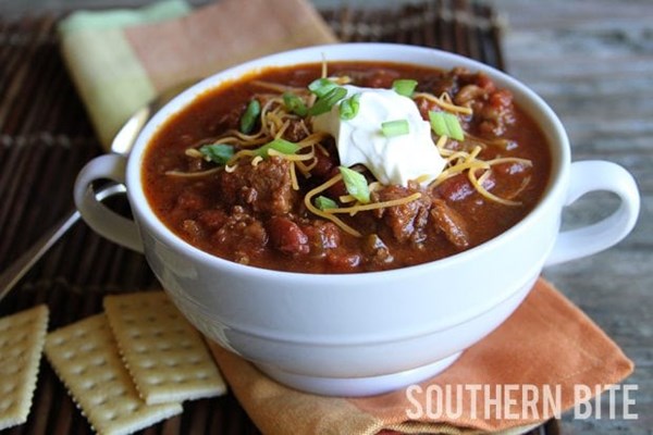 Slow cooker chili