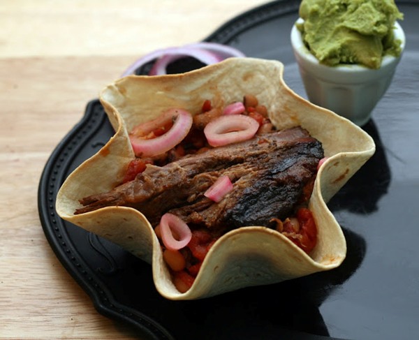Slow cooker chipotle brisket