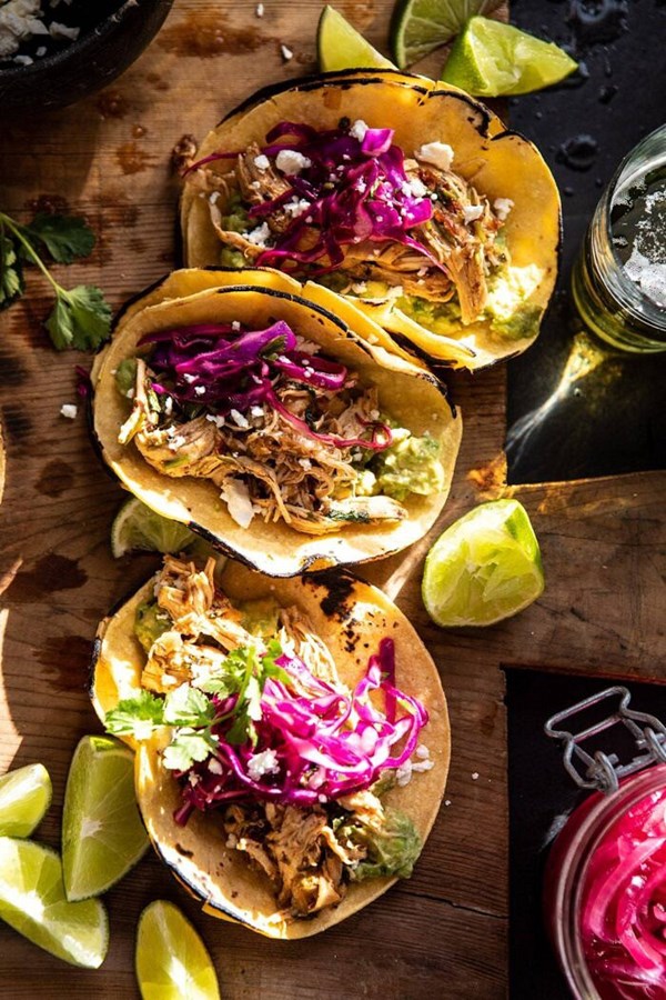 Slow cooker chipotle orange street tacos