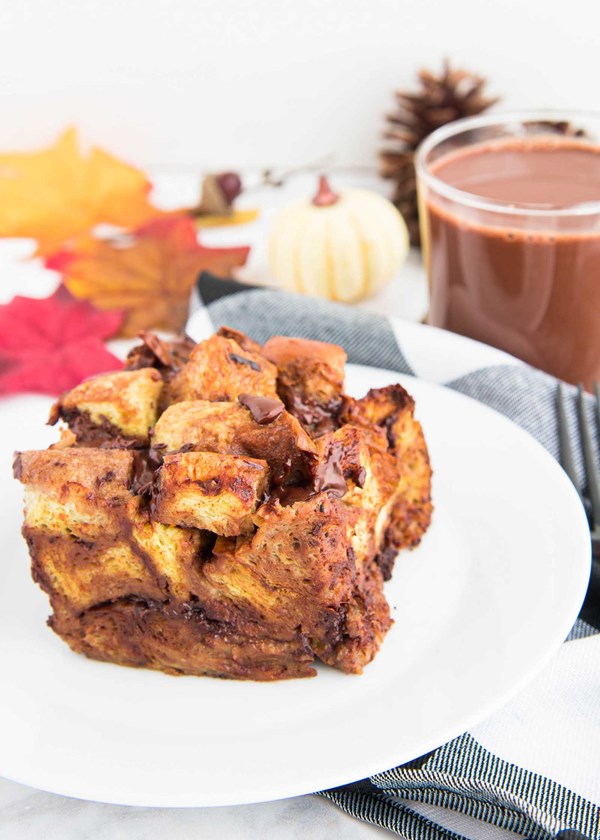 Slow cooker chocolate milk French toast 