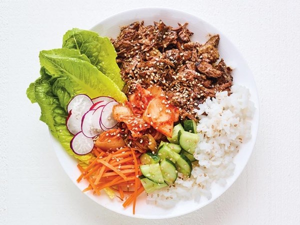 Slow-cooker cola-gochujang glazed beef