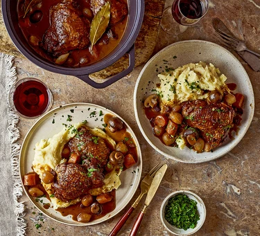 Slow cooker coq au vin