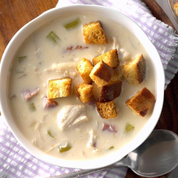 Slow cooker cordon bleu soup