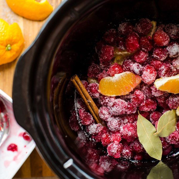 Slow cooker cranberry sauce 