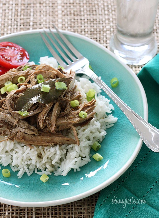 Slow cooker Filipino adobo pulled pork