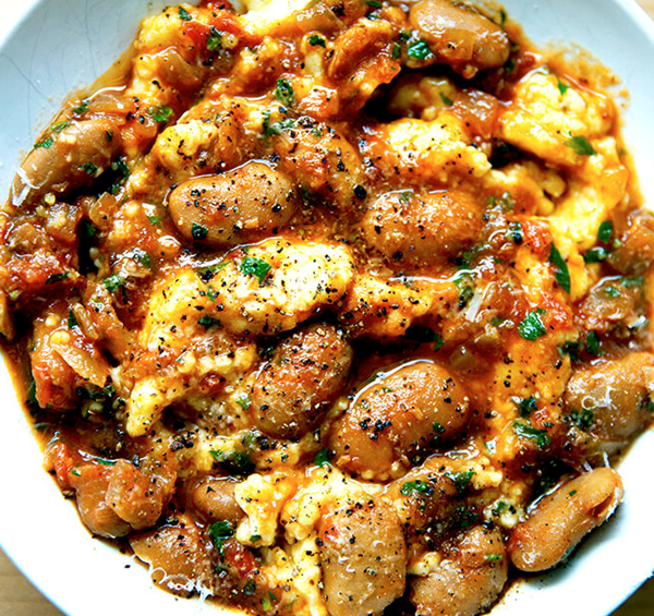 Slow cooker gigante (white) beans