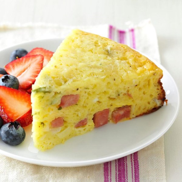 Slow cooker ham and eggs