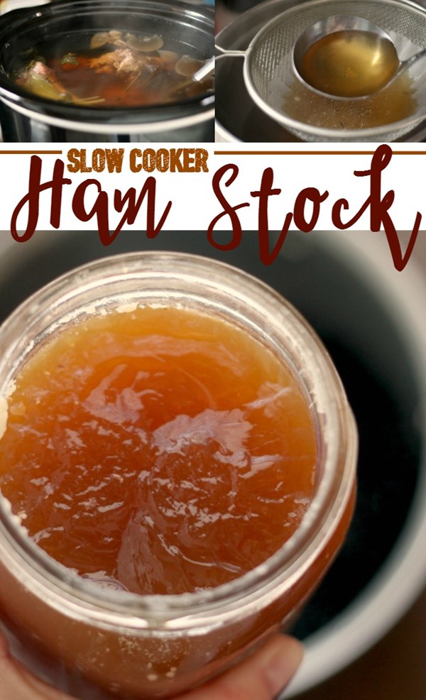 Slow cooker ham stock
