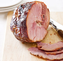 Slow-cooker holiday glazed ham
