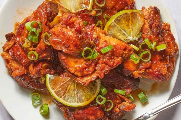 Slow cooker hot honey chicken 