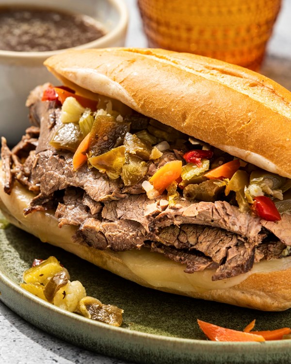 Slow cooker Italian beef
