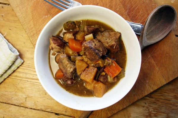 Slow-cooker lamb stew