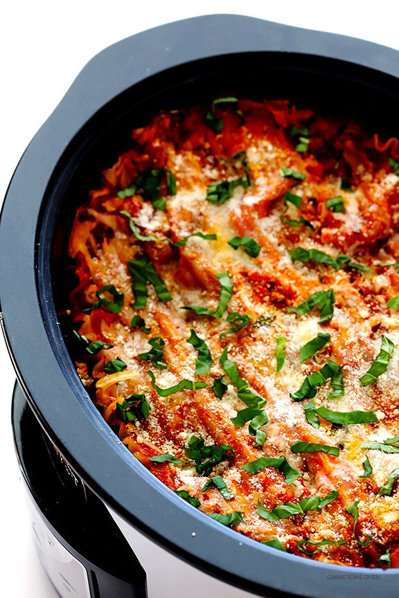 Slow cooker lasagna