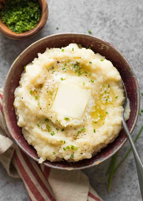 Slow cooker mashed potatoes