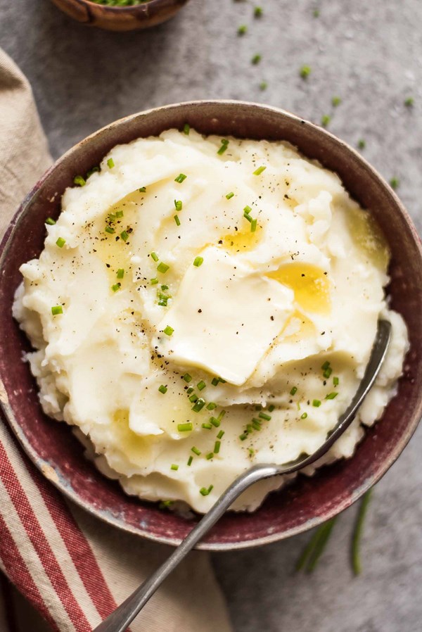 Slow cooker mashed potatoes