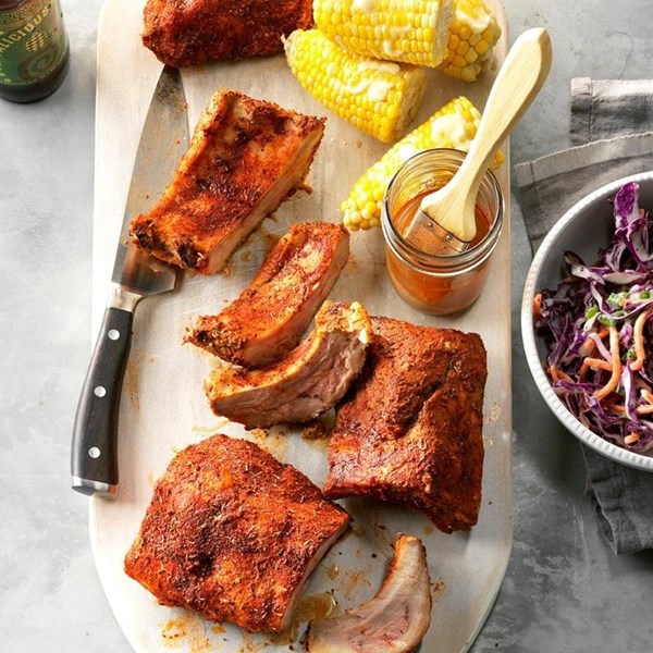 Slow-cooker Memphis-style ribs
