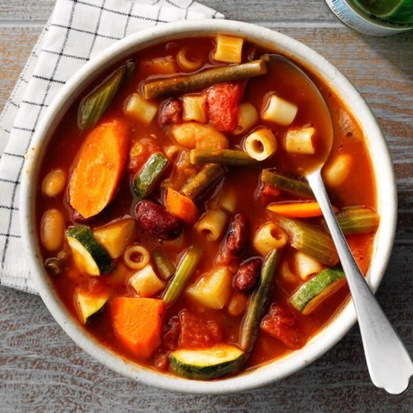 Slow-cooker minestrone