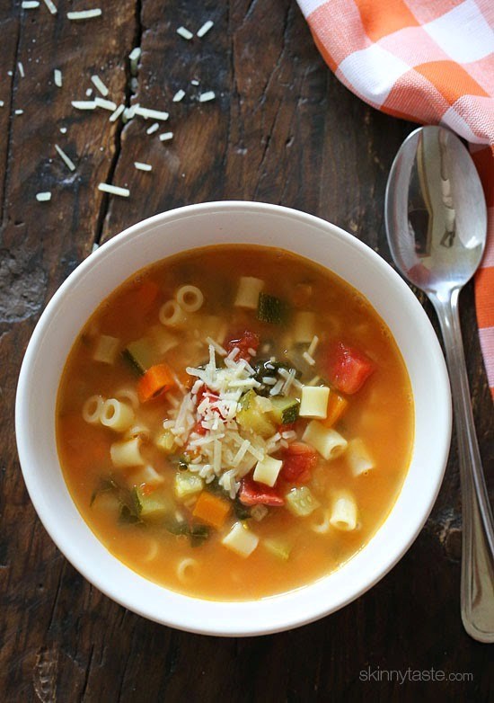 Slow cooker minestrone soup