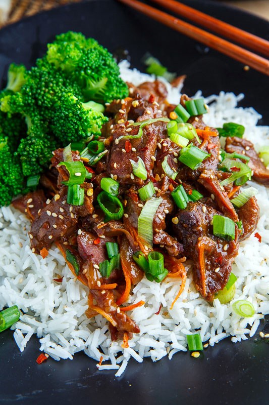 Slow cooker Mongolian beef