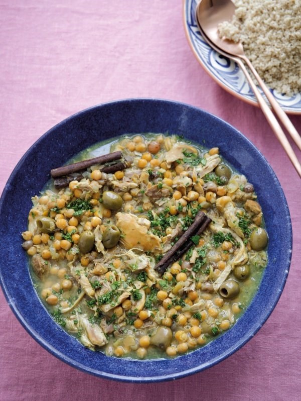 Slow-cooker Moroccan chicken stew