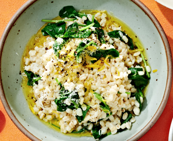 Slow-cooker overnight barley porridge