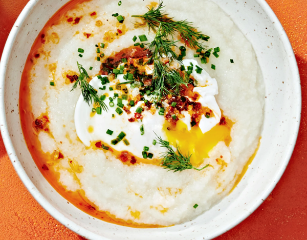 Slow-cooker overnight fonio porridge