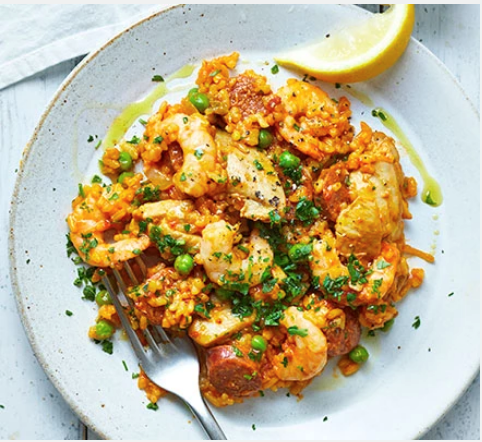 Slow cooker paella