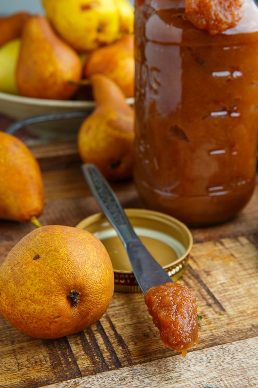 Slow cooker pear butter