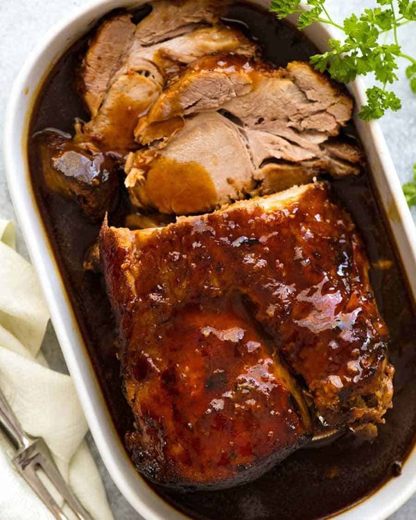 Slow cooker pork loin roast