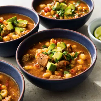 Slow-cooker pork posole
