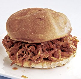 Slow cooker pulled-pork sandwiches