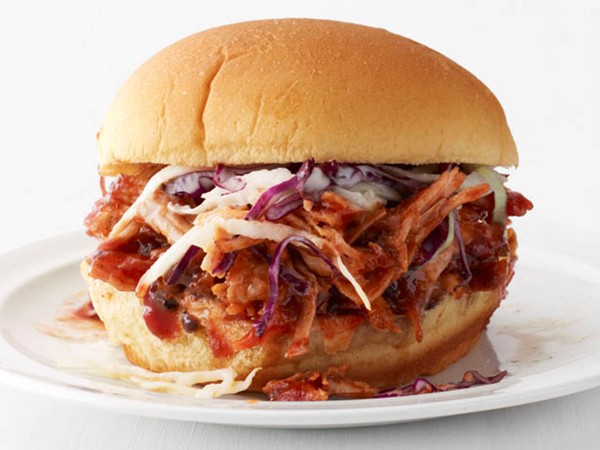 Slow-cooker pulled pork sandwiches