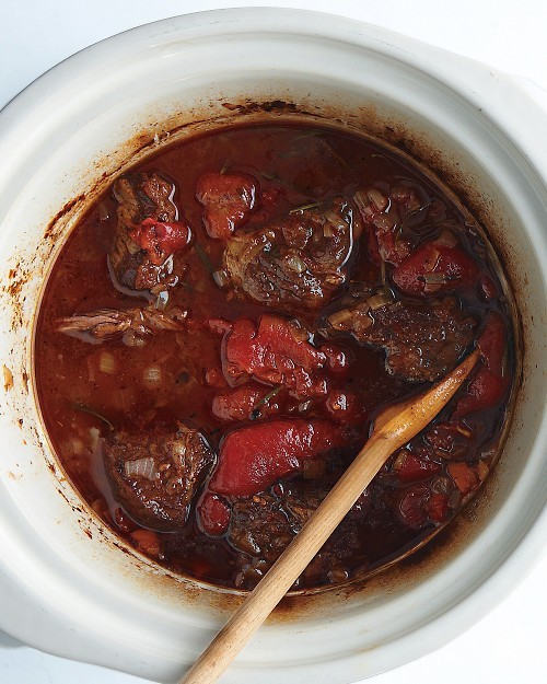 Slow-cooker short rib ragù