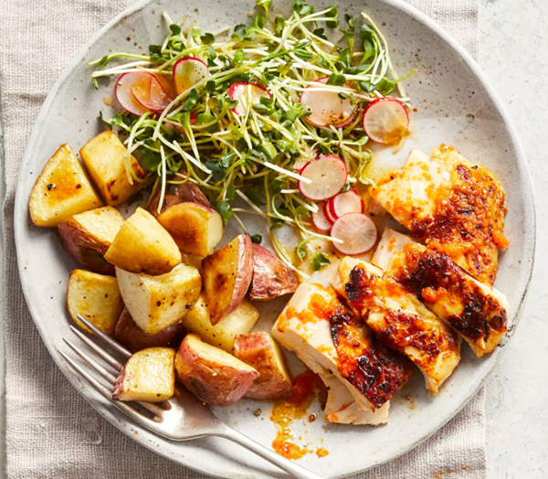 Slow-cooker spicy red pepper chicken